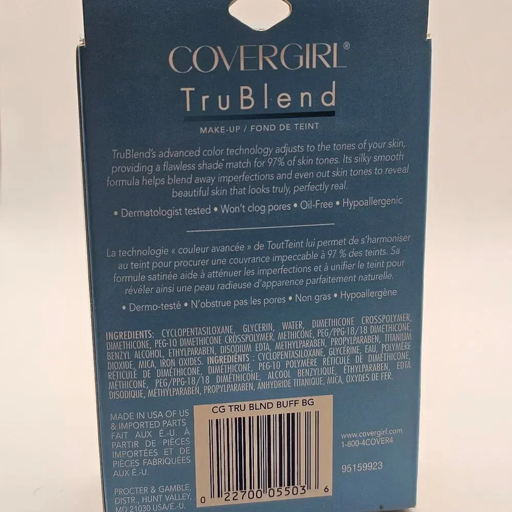 CoverGirl Trublend‎ Liquid Foundation #425 BUFF BEIGE, ORIGINAL FORMULA NEW.